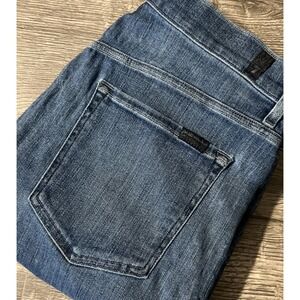 7 For All Mankind Men's Slimmy Luxe Sport Tapered Leg Mid Rise Jeans Size 34x32